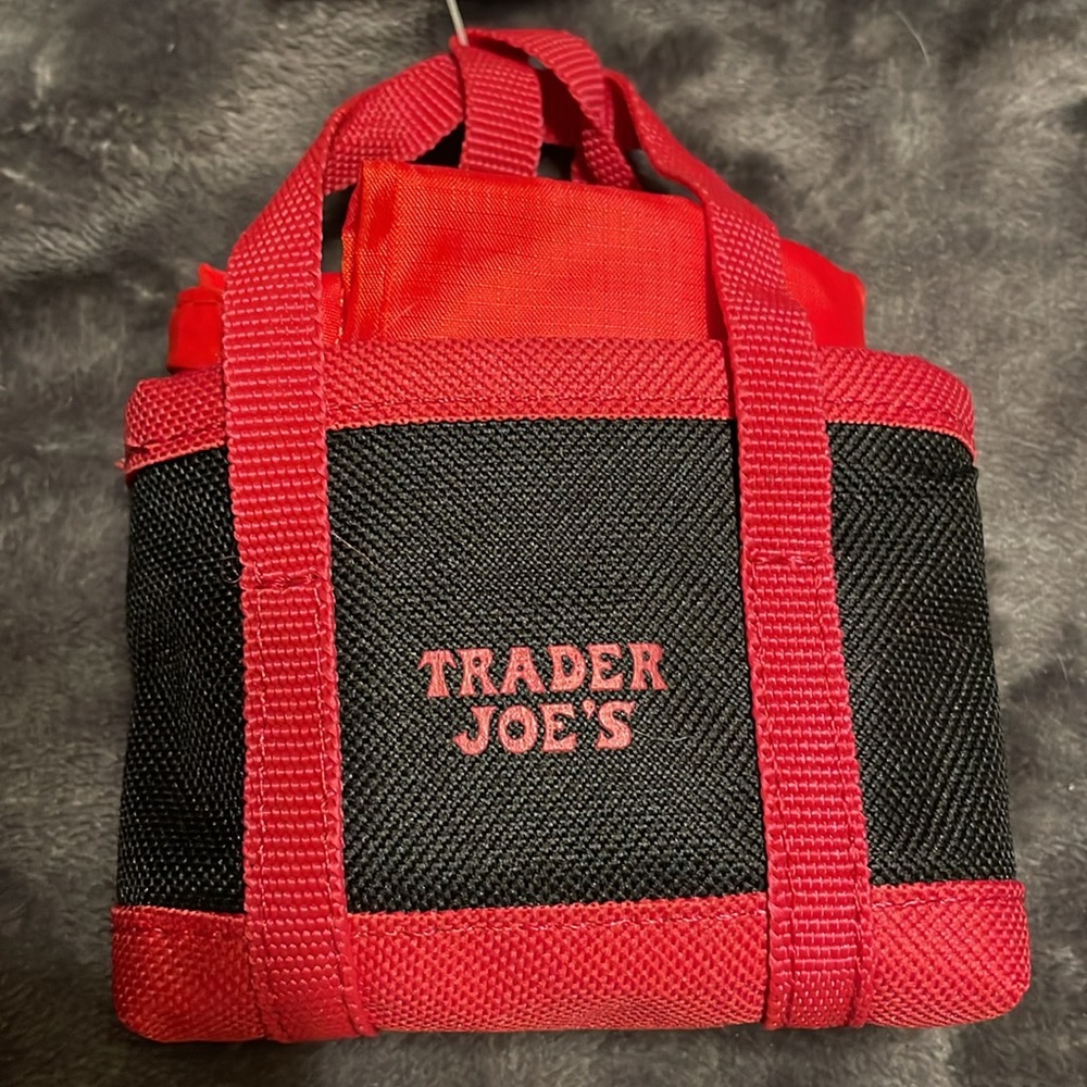 NWT’s, Trader Joe’s Micro Tote with Grocery Bag. It’s 2 bags in 1!